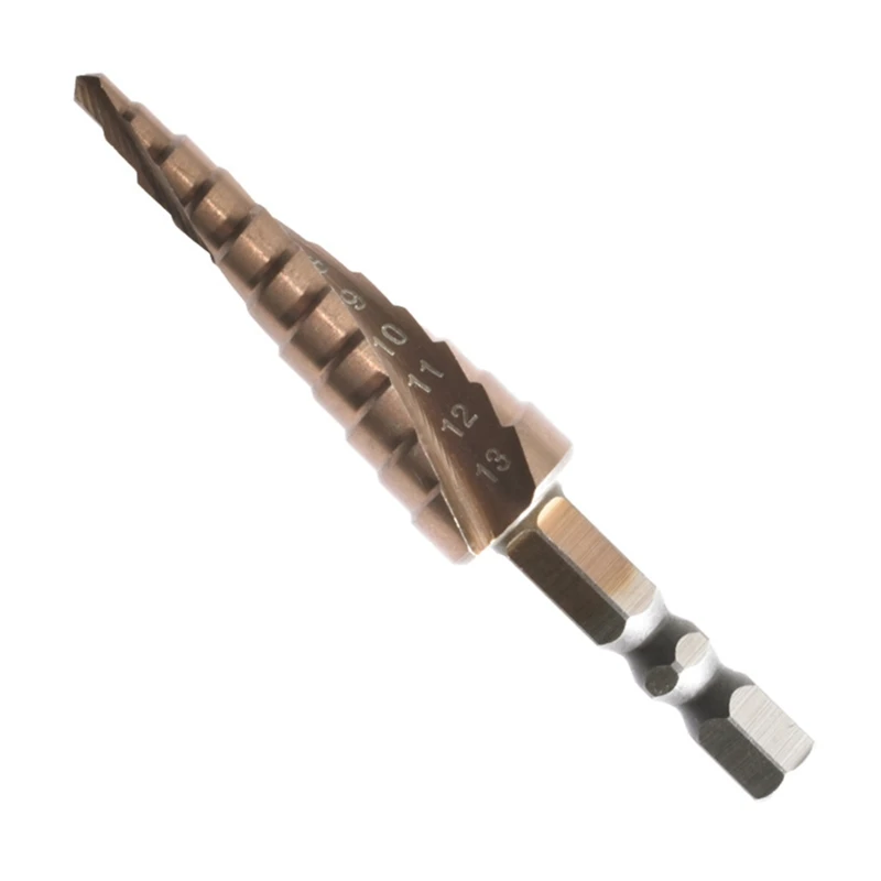 Spiral Grooved Step Drill Bit Set Hexagonal Handle Drill Spiral Drill Bit 3-13mm
Spiral Grooved Step Drill Bit Set Hexagonal Handle Drill Spiral Drill Bit 3-13mm