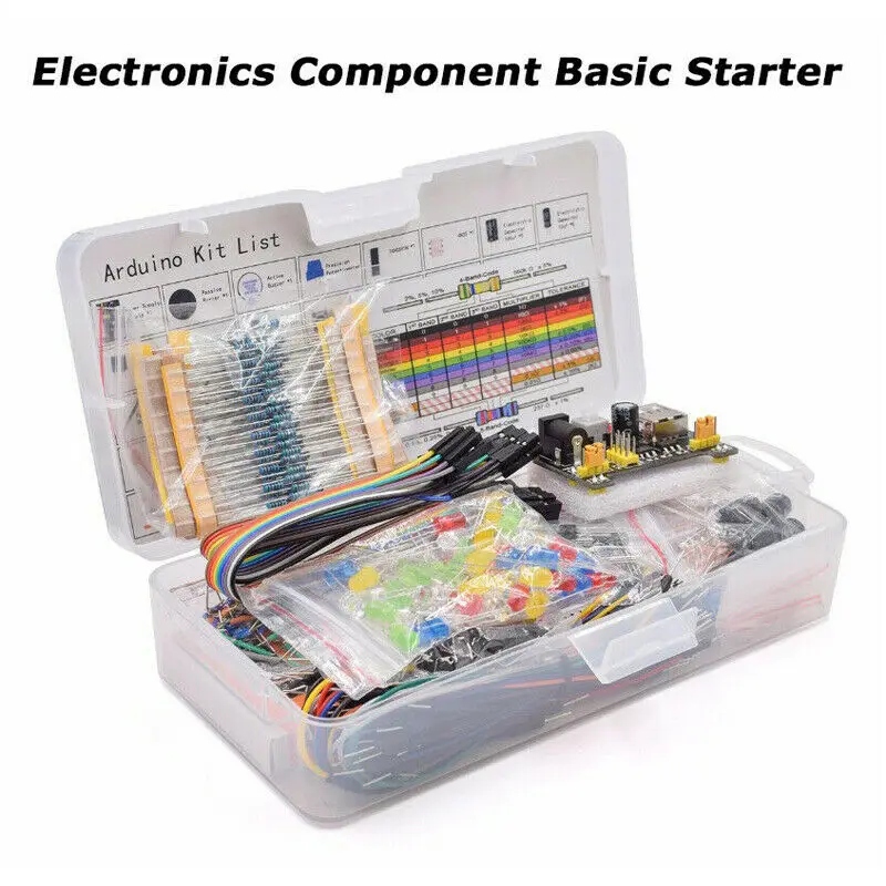 Electronic Components Kit 830 Connect Points Breadboard Cable Resistor Applicable For Arduino Tool Accessories
Electronic Components Kit 830 Connect Points Breadboard Cable Resistor Applicable For Arduino Tool Accessories