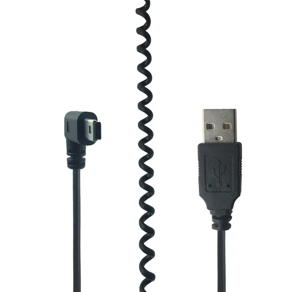 Mini USB 2.0 Type A Male to Right Angle Mini B 5p Male Spring Cable 90 Degree Left Right Angled
Mini USB 2.0 Type A Male to Right Angle Mini B 5p Male Spring Cable 90 Degree Left Right Angled