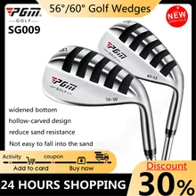 

2022 New PGM Golf Sand Club Bottom Hollow 56°/60° Wedge Golf Club Milled Stainless Steel Material Reduces Sand Resistance SG009