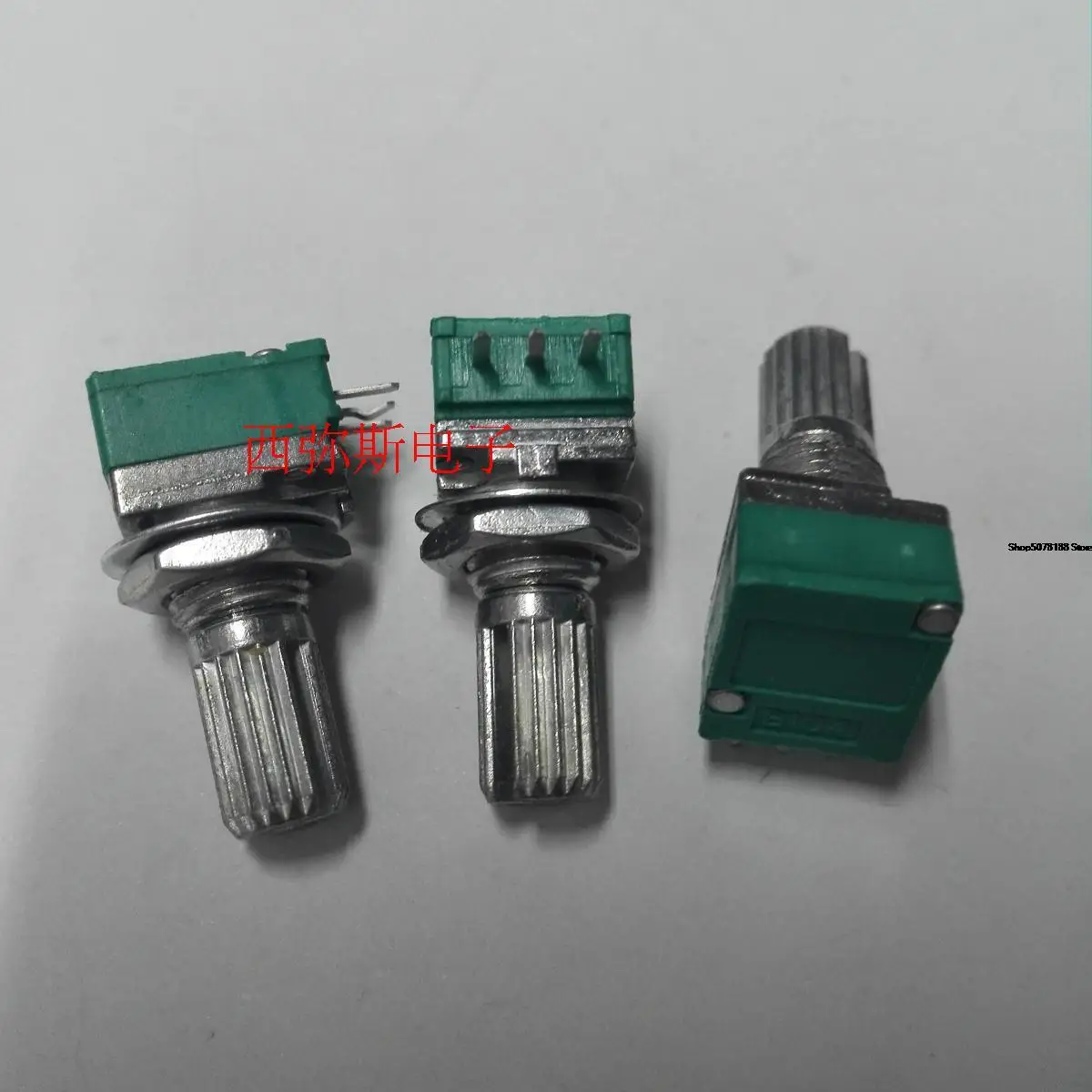 9mm precision sealed single potentiometer made in Taiwan b50k-15mm in stock
9mm precision sealed single potentiometer made in Taiwan b50k-15mm in stock