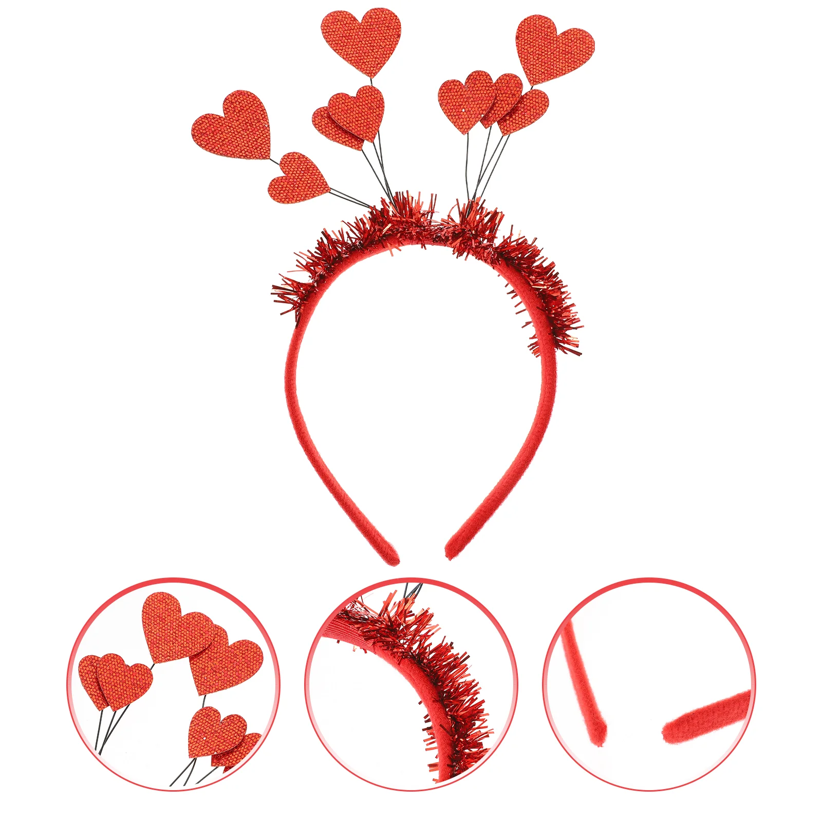 Valentine'S Day Hair Hoop Party Hair Heart Decor Headbands Hair Accessories For Valentine'S Day Party Wedding Love Head Hoop
Valentine'S Day Hair Hoop Party Hair Heart Decor Headbands Hair Accessories For Valentine'S Day Party Wedding Love Head Hoop
