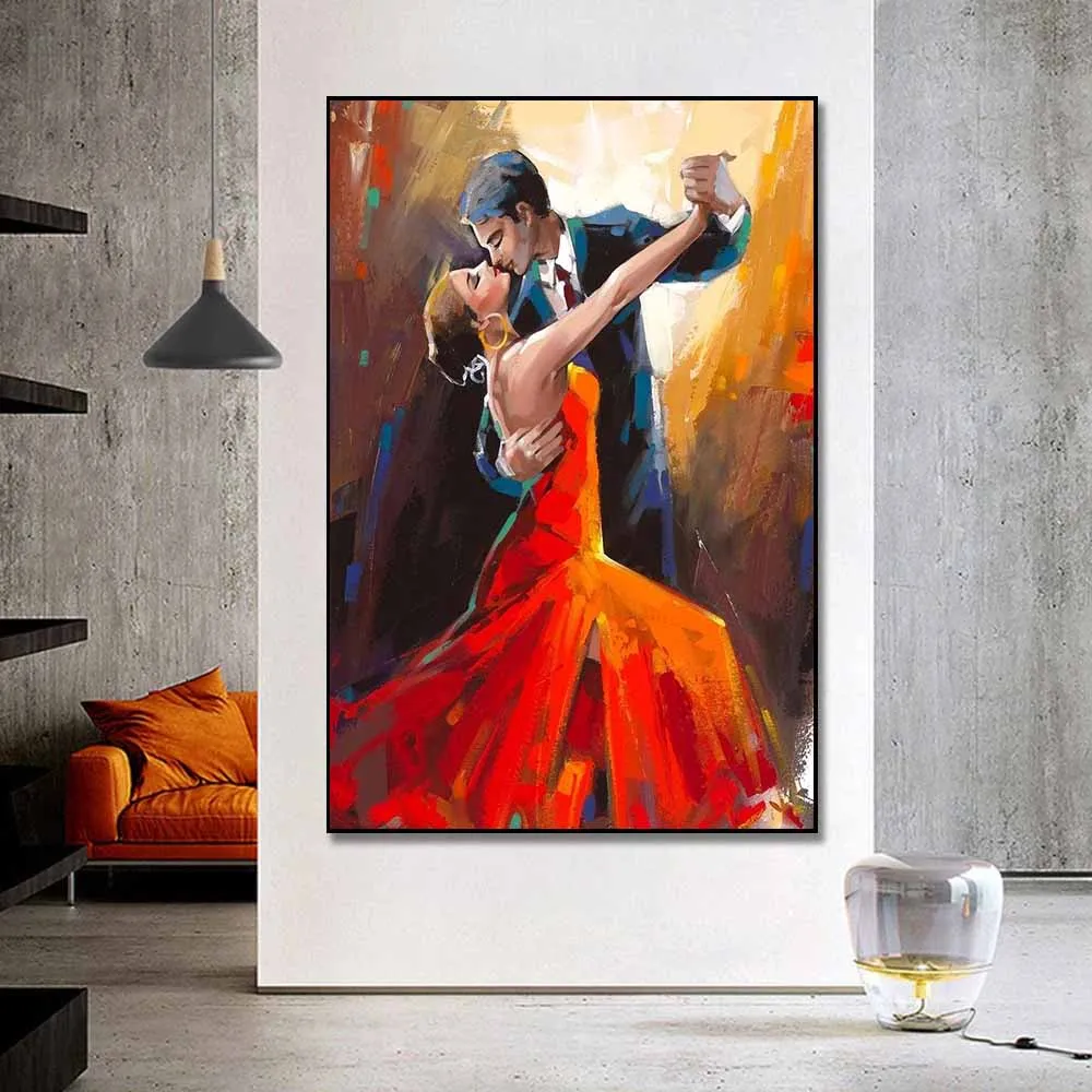 Dancers Passionate Latin Dance Tango Portrait Canvas Painting Wall Art Posters Prints for Living Room Modern Home Decor Pictures
Dancers Passionate Latin Dance Tango Portrait Canvas Painting Wall Art Posters Prints for Living Room Modern Home Decor Pictures
