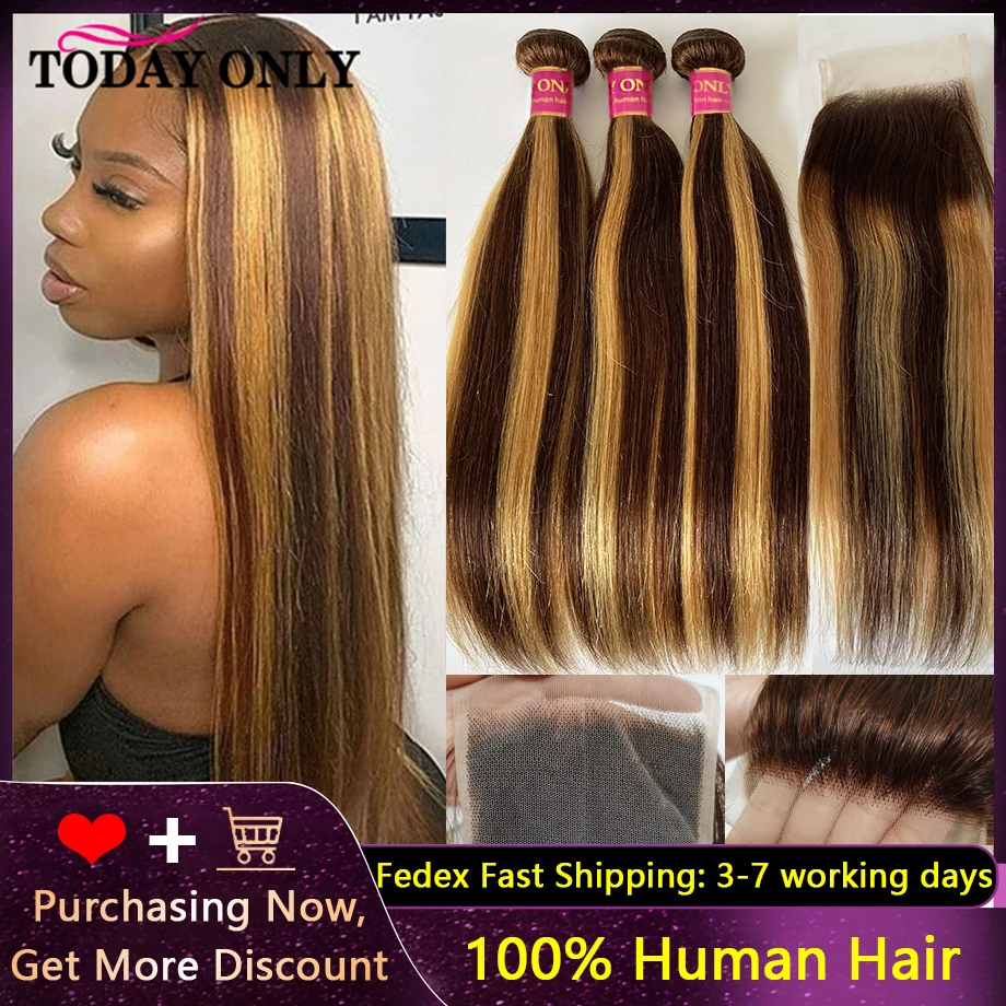 Highlight Straight Bundles With Closure P4/27 Brown Bone Straight Human Hair Ombre Bundles With Closure Remy Hair Weave Bundles
Highlight Straight Bundles With Closure P4/27 Brown Bone Straight Human Hair Ombre Bundles With Closure Remy Hair Weave Bundles