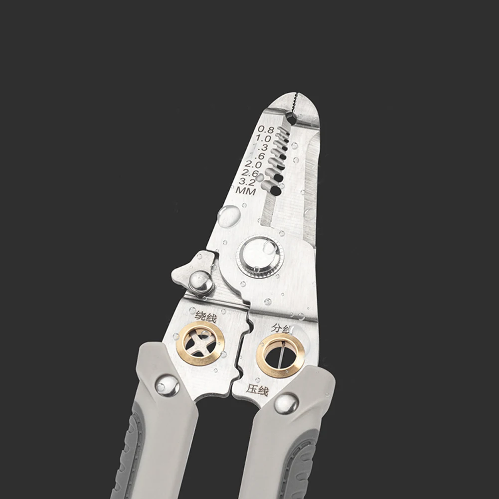 1pcs Stainless Steel Multi-Functional Electrician Stripping Pliers Clamp With Security Lock Switch For Stripping Stress Lines
1pcs Stainless Steel Multi-Functional Electrician Stripping Pliers Clamp With Security Lock Switch For Stripping Stress Lines