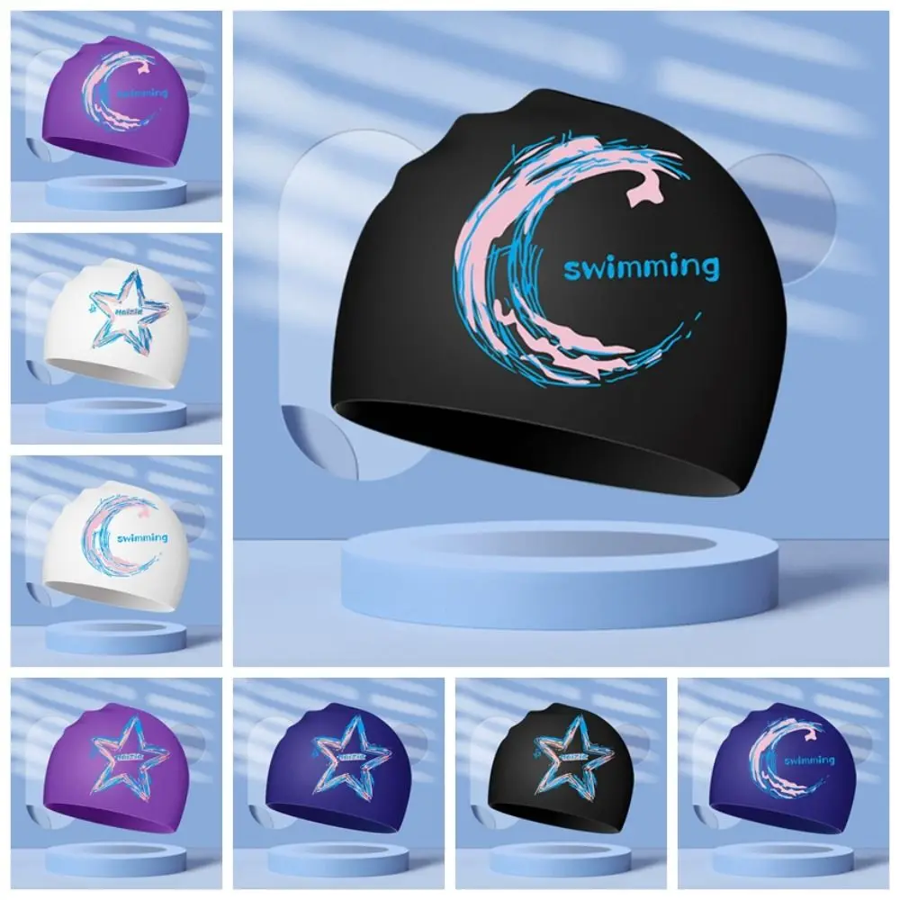 Moon Adult Swimming Cap Photography Props Star Elastic Bathing Cap Protect Ears Long Hair Swimming Hat Natatorium
Moon Adult Swimming Cap Photography Props Star Elastic Bathing Cap Protect Ears Long Hair Swimming Hat Natatorium