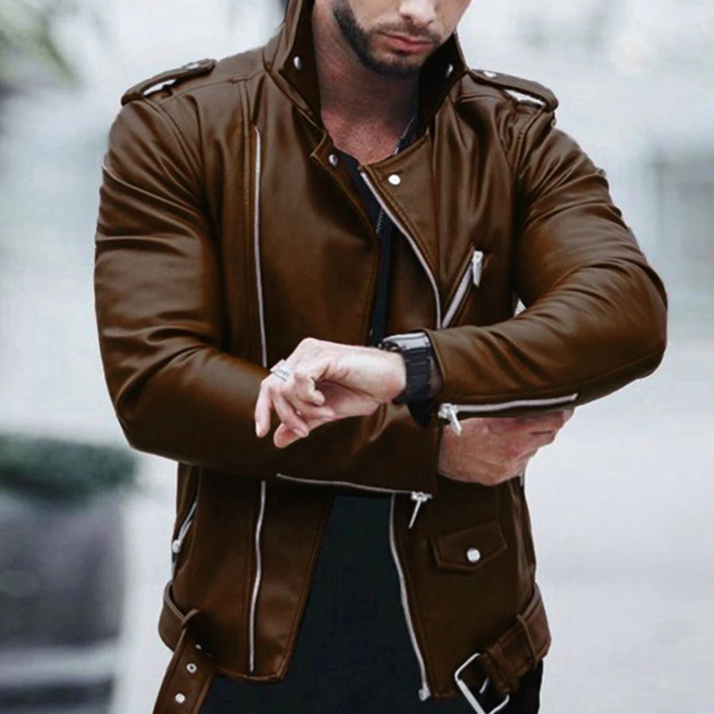 Brand New Durable Coat Jacket Motorcycle Outwear Retro Stand Collar Stylish Top Winter Zip Up Biker Coat Comfy
Brand New Durable Coat Jacket Motorcycle Outwear Retro Stand Collar Stylish Top Winter Zip Up Biker Coat Comfy