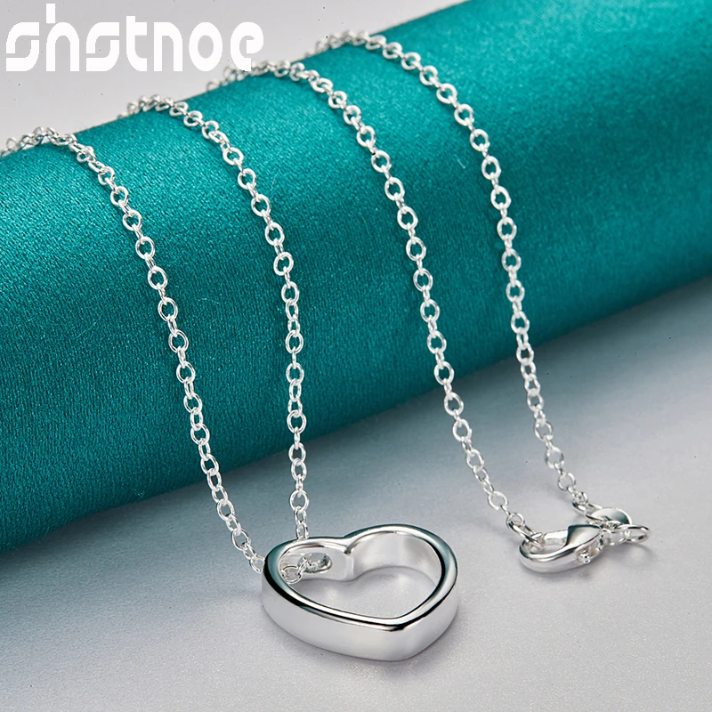 16-30 Inch Chain 925 Sterling Silver Heart Design Pendant Necklace For Women Bridal Wedding Birthday Fashion Charm Jewelry Gifts
16-30 Inch Chain 925 Sterling Silver Heart Design Pendant Necklace For Women Bridal Wedding Birthday Fashion Charm Jewelry Gifts