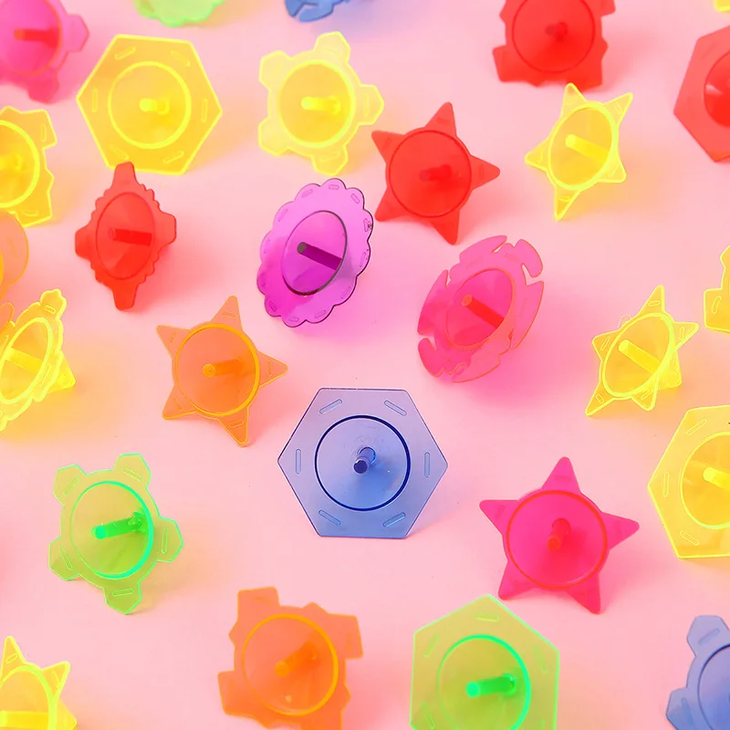 100PCS/Bag Gyroscope Plastic Round Spinners Toys Colorful Rotating Children Kids Kids Balance Gyro Random Color Spinning Dolls
100PCS/Bag Gyroscope Plastic Round Spinners Toys Colorful Rotating Children Kids Kids Balance Gyro Random Color Spinning Dolls