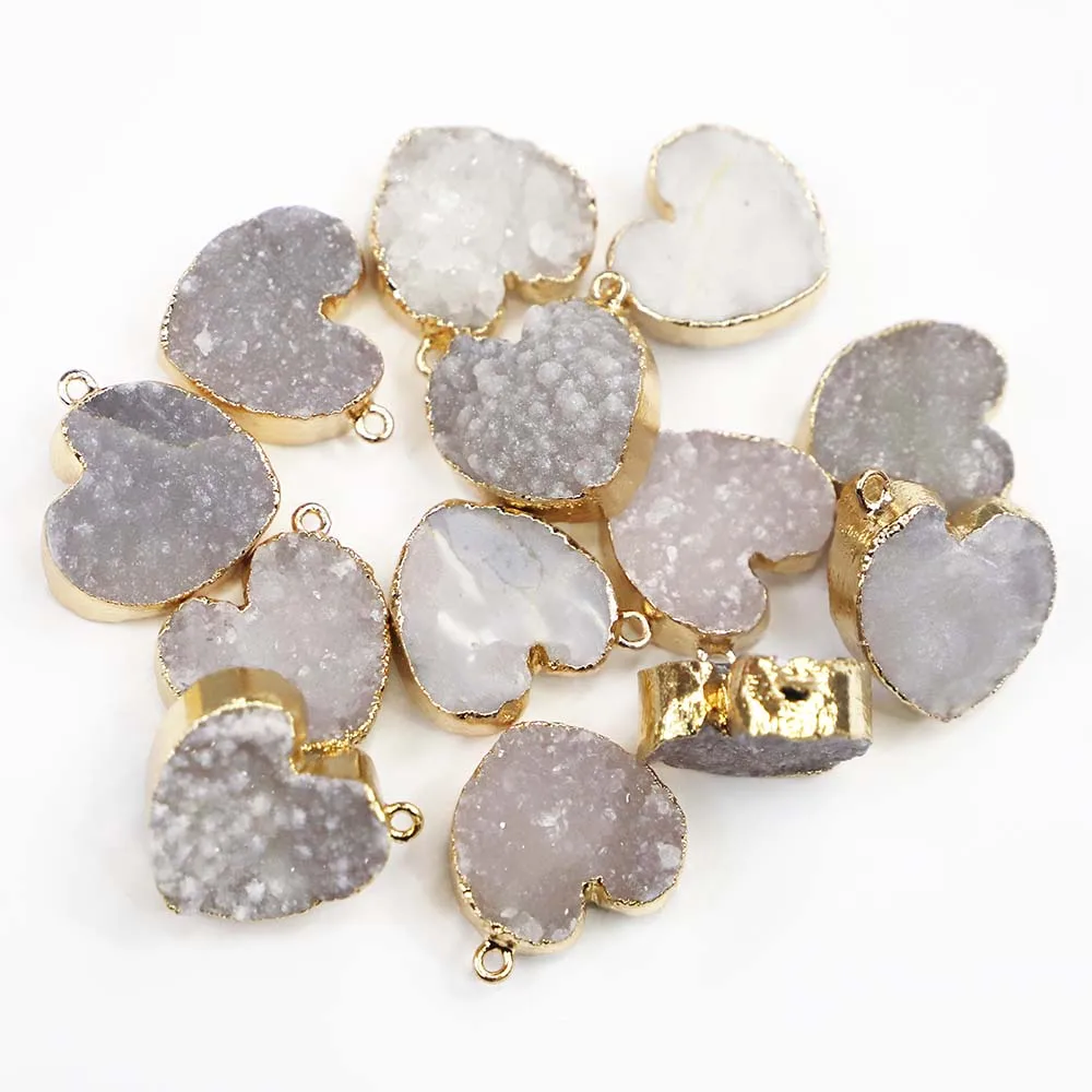 Natural Stone Agate Crystal Tooth Heart Pendants Gold Edged Necklaces Reiki Charms Fashion Jewelry Accessories Healing Gift 6Pcs
Natural Stone Agate Crystal Tooth Heart Pendants Gold Edged Necklaces Reiki Charms Fashion Jewelry Accessories Healing Gift 6Pcs