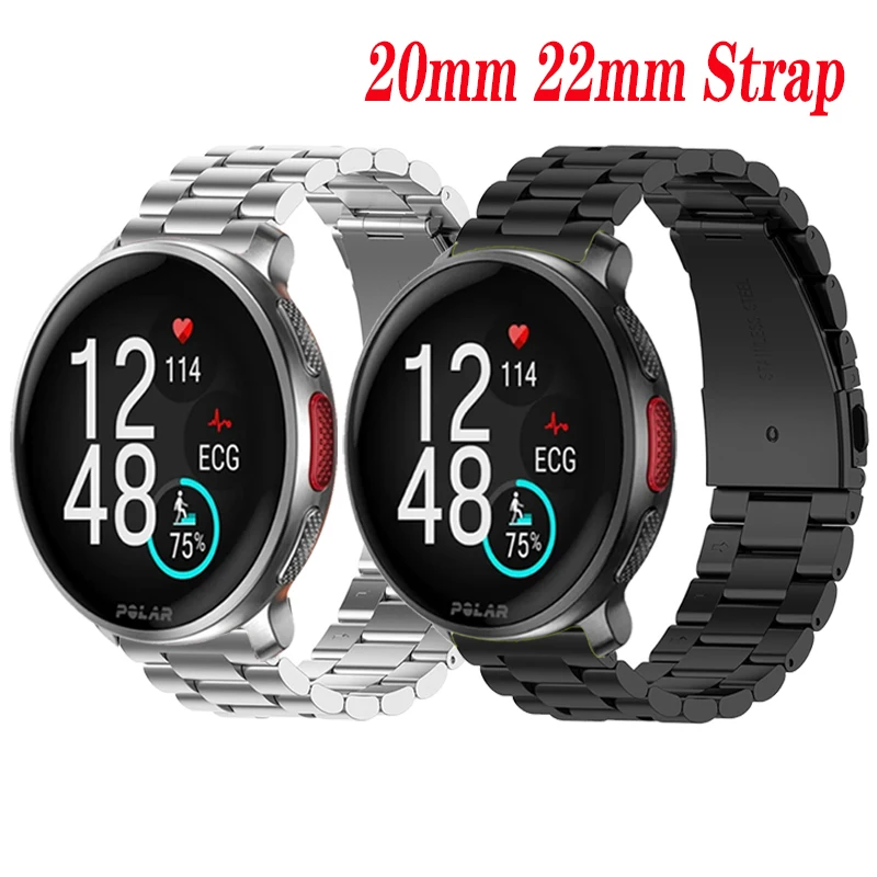 For Polar Vantage V3 M2 M Strap 20mm 22mm Stainless steel Band for For POLAR IGNITE 3 Bracelet for polar Grit X Pro Titon Correa
For Polar Vantage V3 M2 M Strap 20mm 22mm Stainless steel Band for For POLAR IGNITE 3 Bracelet for polar Grit X Pro Titon Correa