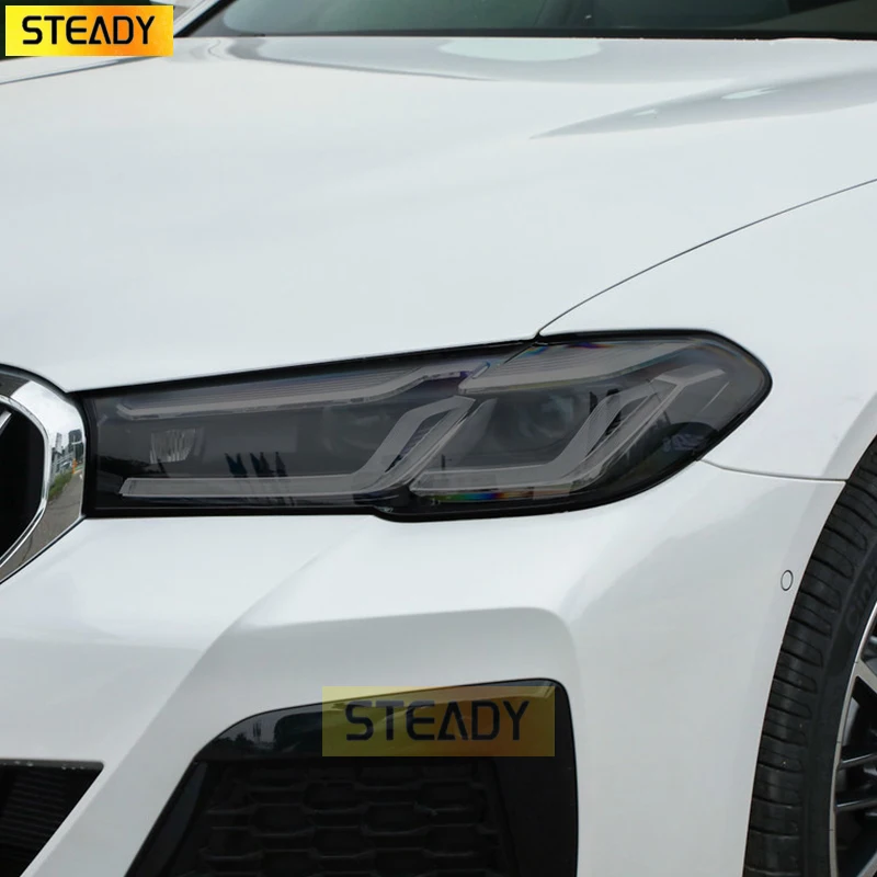 Car Headlight Protective Film Front Light Transparent Black TPU Sticker For BMW 5 Series Facelift G30 G31 2020 2021 Accessories
Car Headlight Protective Film Front Light Transparent Black TPU Sticker For BMW 5 Series Facelift G30 G31 2020 2021 Accessories