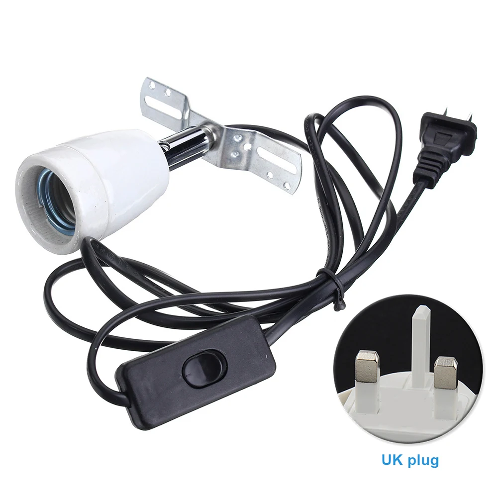 Ceramic Heating Bulb Base Socket Lighting Fixture E27 400W Pet Supplies For Lizard Tortoise Safe Reptile Cage Lamp Holder
Ceramic Heating Bulb Base Socket Lighting Fixture E27 400W Pet Supplies For Lizard Tortoise Safe Reptile Cage Lamp Holder