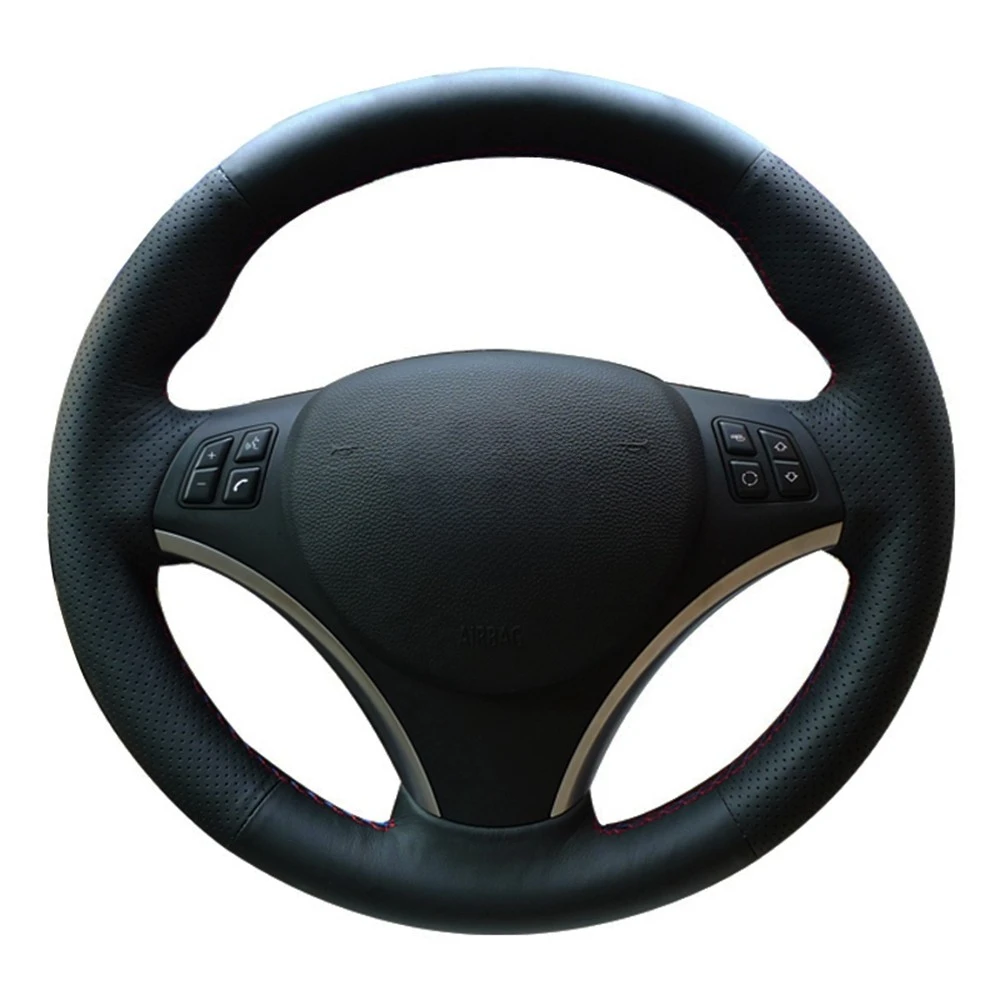Black Car Steering Wheel Cover Genuine Leather For BMW E90 320i 325i 330i 335i 120d E87 120i 130i
Black Car Steering Wheel Cover Genuine Leather For BMW E90 320i 325i 330i 335i 120d E87 120i 130i