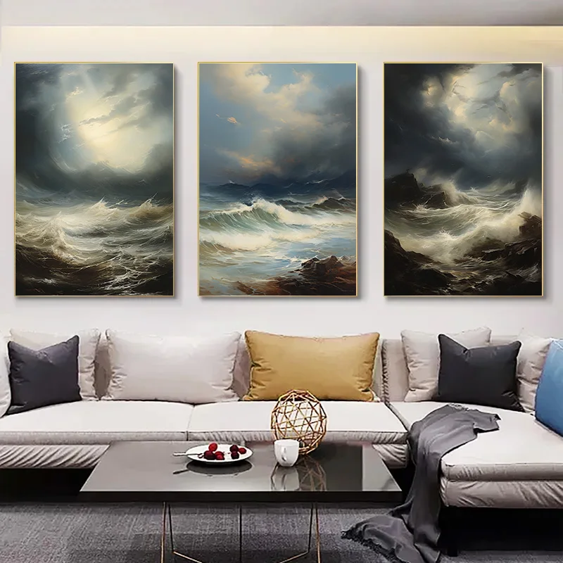 1pcs Posters for Wall Decor Canvas Painting Decoration Home Decor Interior Paintings Waves Dark Clouds Room Decorations Bedroom
1pcs Posters for Wall Decor Canvas Painting Decoration Home Decor Interior Paintings Waves Dark Clouds Room Decorations Bedroom