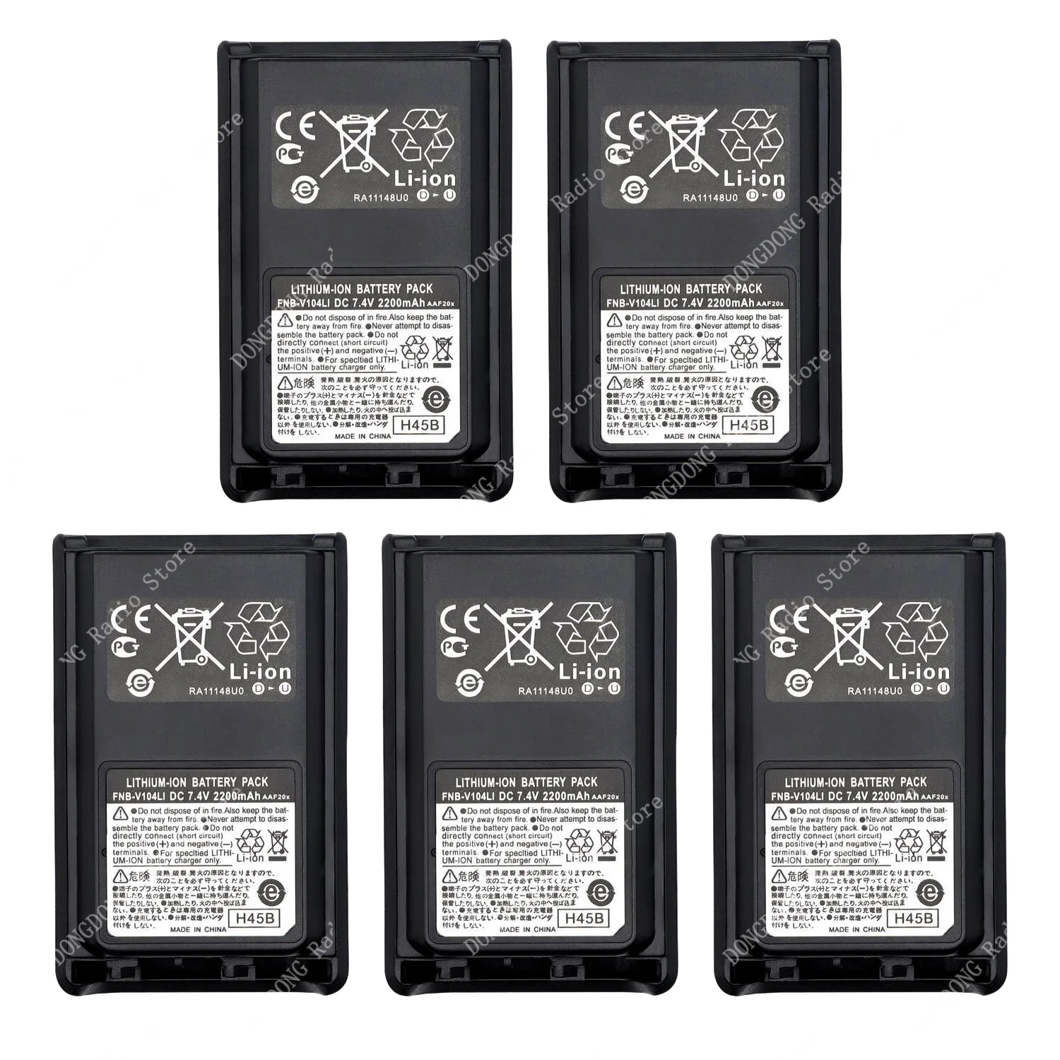 FNB-V103 FNB-V103LI FNB-V104 FNB-V104Li Replacement Battery for Yaesu Vertex VX-228 VX-230 VX-231 VX-234 Walkie Talkie Battery
FNB-V103 FNB-V103LI FNB-V104 FNB-V104Li Replacement Battery for Yaesu Vertex VX-228 VX-230 VX-231 VX-234 Walkie Talkie Battery