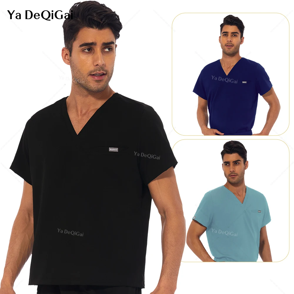 Uniforme Medical Scrubs Shirt Nurse Uniforms Tops Mens Work Shirts Hospital Scrub Tops Lab Blouse Clinical Workwear Spa Clothes
Uniforme Medical Scrubs Shirt Nurse Uniforms Tops Mens Work Shirts Hospital Scrub Tops Lab Blouse Clinical Workwear Spa Clothes