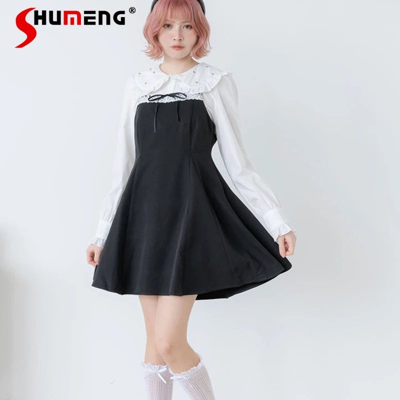Japanese Style Cute Sleeveless Slip Dress Ladies 2024 Spring New Versatile Sweet Lace Bow Sling Bottoming Dresses for Women
Japanese Style Cute Sleeveless Slip Dress Ladies 2024 Spring New Versatile Sweet Lace Bow Sling Bottoming Dresses for Women
