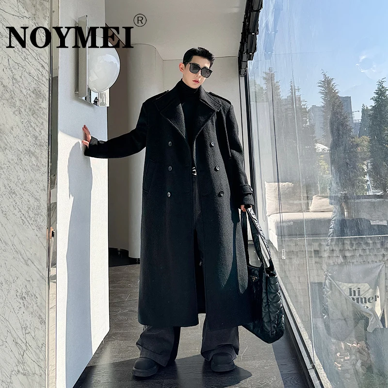 NOYMEI Solid Color Double Breasted Fashionable Korean Style Lapel Woolen Jacket Long Men 2024 Winter Overcoat All-match WA3542
NOYMEI Solid Color Double Breasted Fashionable Korean Style Lapel Woolen Jacket Long Men 2024 Winter Overcoat All-match WA3542