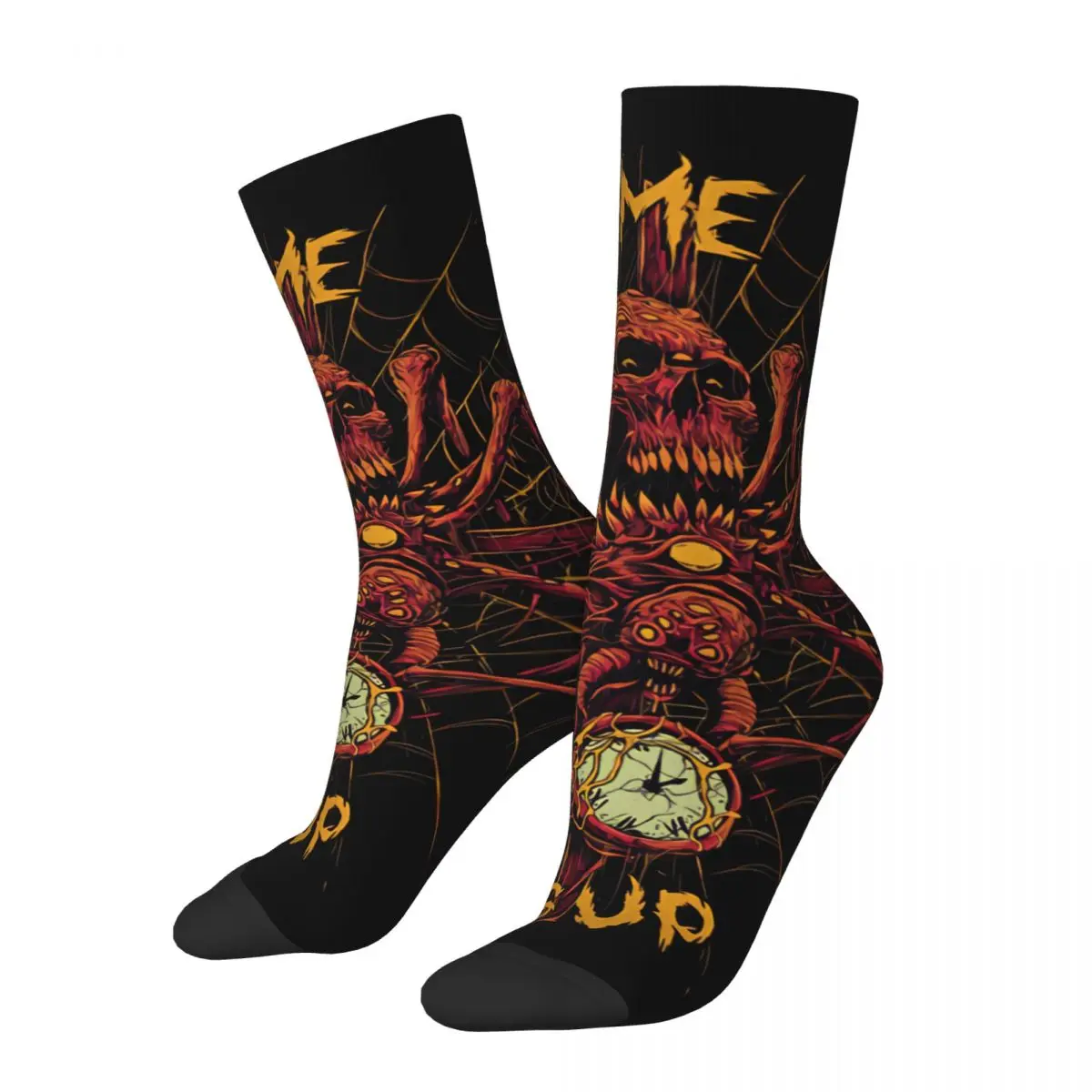 Retro Spider Skull Time Is Up Men's Socks Spider Animals Unisex Hip Hop Seamless Printed Funny Crew Sock Gift
Retro Spider Skull Time Is Up Men's Socks Spider Animals Unisex Hip Hop Seamless Printed Funny Crew Sock Gift