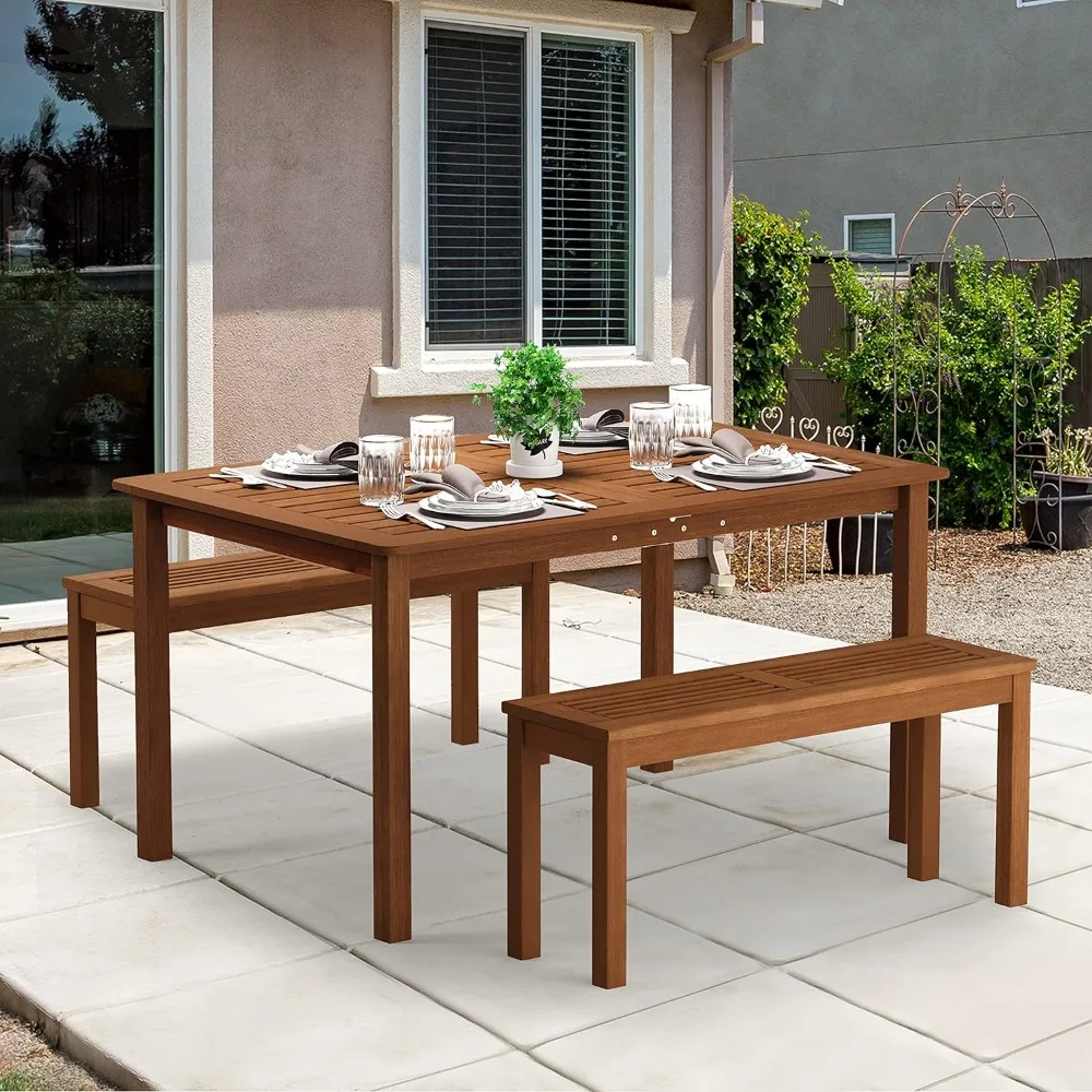Outdoor Dining Table Outdoor Garden Living Room Natural35.5"D X 59.0"W X 29.0"H Camping Folding Furniture Chairs,Water Resistant
Outdoor Dining Table Outdoor Garden Living Room Natural35.5"D X 59.0"W X 29.0"H Camping Folding Furniture Chairs,Water Resistant