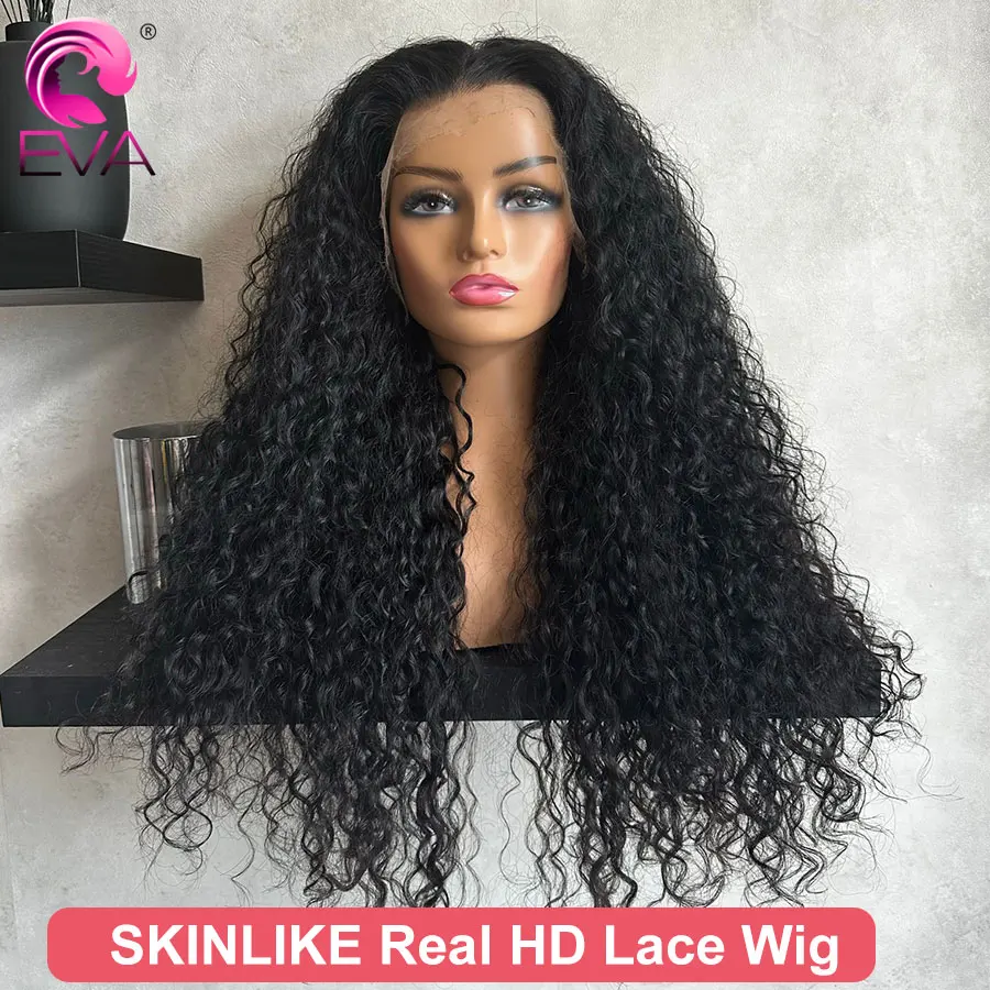 

Eva Hair Glueless Wig 13x6 Full Frontal HD Lace Wig 5x5 HD Lace Closure Curly Wig Pre Plucked 13x4 Lace Front Wig For Women