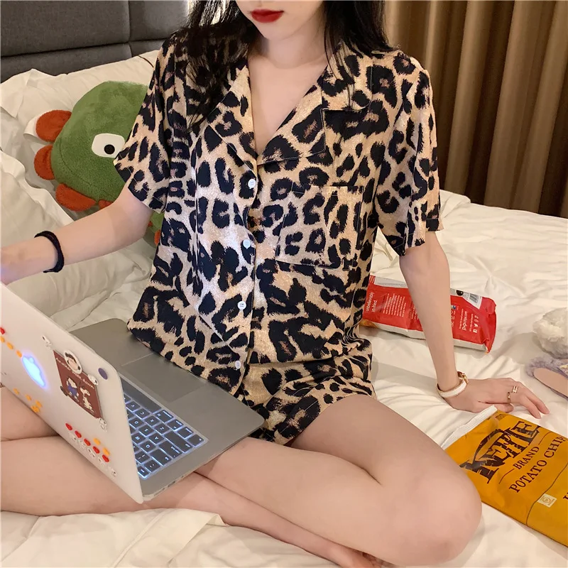 Pajama Sets Women Summer Lovely Strawberry-print Sweet Teens Korean Style Leisure Fashion Design Mujer Soft Simple Sleepwear Ins 93 S4363610917984931b47911e5d7b2becfu