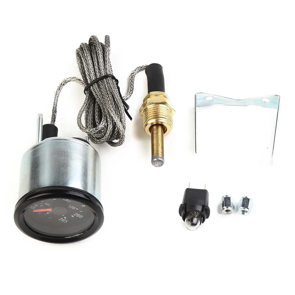 2 Inch 52mm Pointer Mechanical Water Temperature Meter With Sensor 130℃/265℉ Water Temperature Gauge
2 Inch 52mm Pointer Mechanical Water Temperature Meter With Sensor 130℃/265℉ Water Temperature Gauge