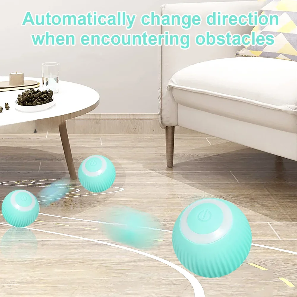 

Игрушки мяч Интерактивная кошка электрическая вращающаяся игра в помещении самодвижущийся котенок Умная Автоматическая тренировка