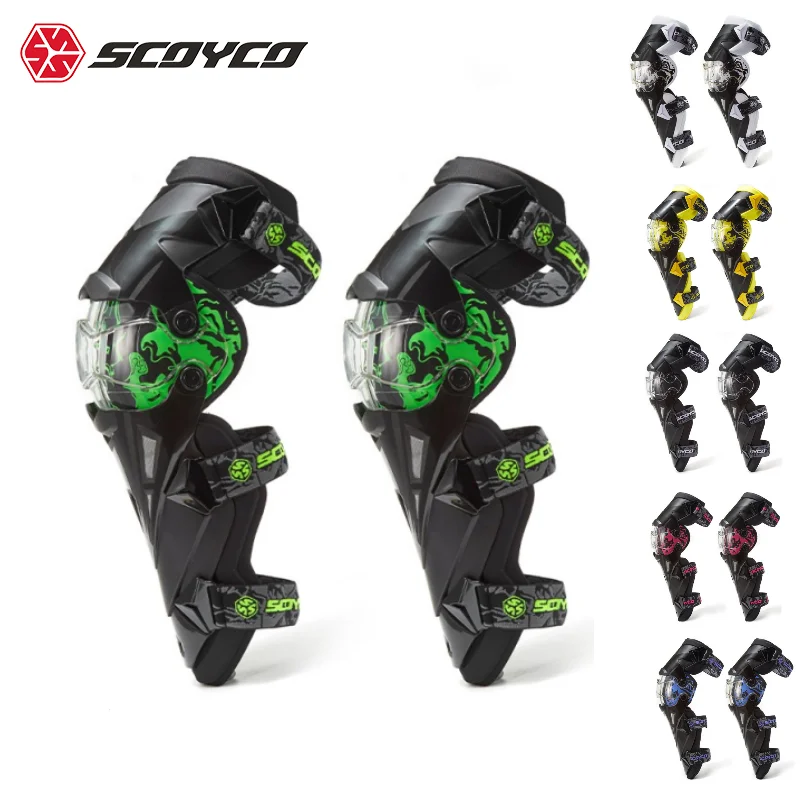 

SCOYCO K12 Motorcycle Riding Knee Brace Protective Gear Off-road Racing Outdoor Sports Anti-fall Knee Pads