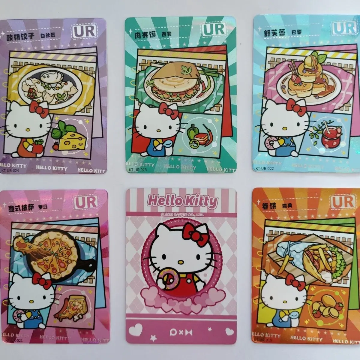 Anime Hellokitys Series Kawaii Two-Dimensional Animation Peripheral Globetrotting Theme Collection Card Christmas Birthday Gift
Anime Hellokitys Series Kawaii Two-Dimensional Animation Peripheral Globetrotting Theme Collection Card Christmas Birthday Gift