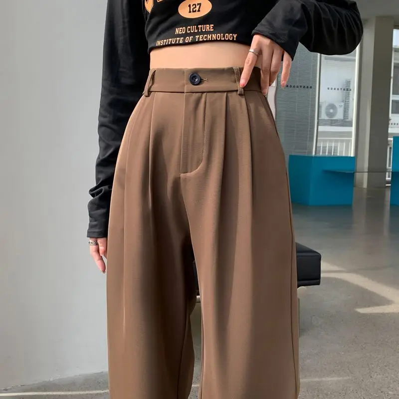 Office Lady Suit Pants for Women 2023 Spring Autumn New Fashion High Waist White Black Straight Trousers Streetwear
Office Lady Suit Pants for Women 2023 Spring Autumn New Fashion High Waist White Black Straight Trousers Streetwear
