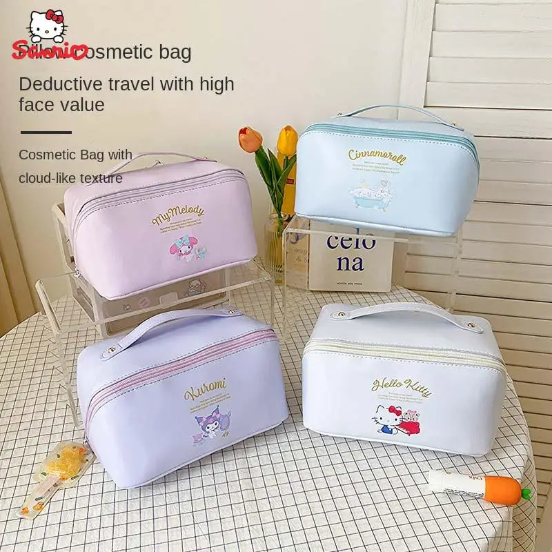 Sanrio косметичка Kuromi My Melody Cinnamoroll Hello Kitty Pu материал мультфильм большой емкости портативная дорожная сумка для хранения для девочек
Sanrio косметичка Kuromi My Melody Cinnamoroll Hello Kitty Pu материал мультфильм большой емкости портативная дорожная сумка для хранения для девочек