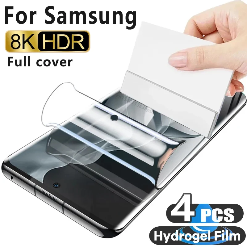 

For Samsung Galaxy S24 S23 S22 Ultra Screen Protector S21 S20 FE Ultra S10 5G S9 Plus Hydrogel Film For Note 20 10 9 Lite S10E