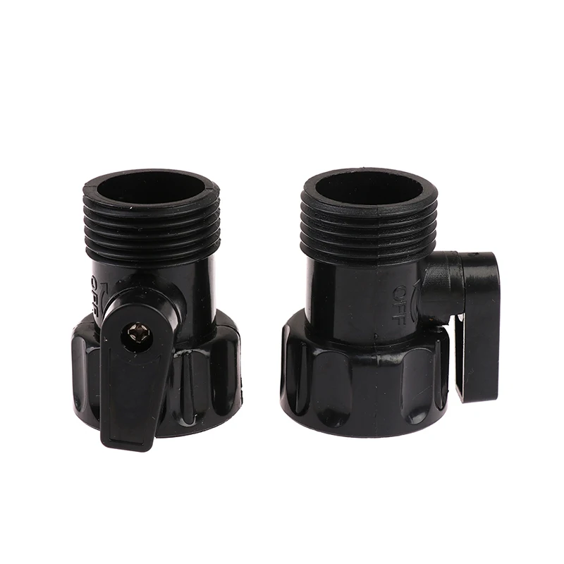 

2Pcs Valve 3/4" Male to Female Thread Hose Repair Extension Switch Garden Irrigation Two-way Docking Valve Extender