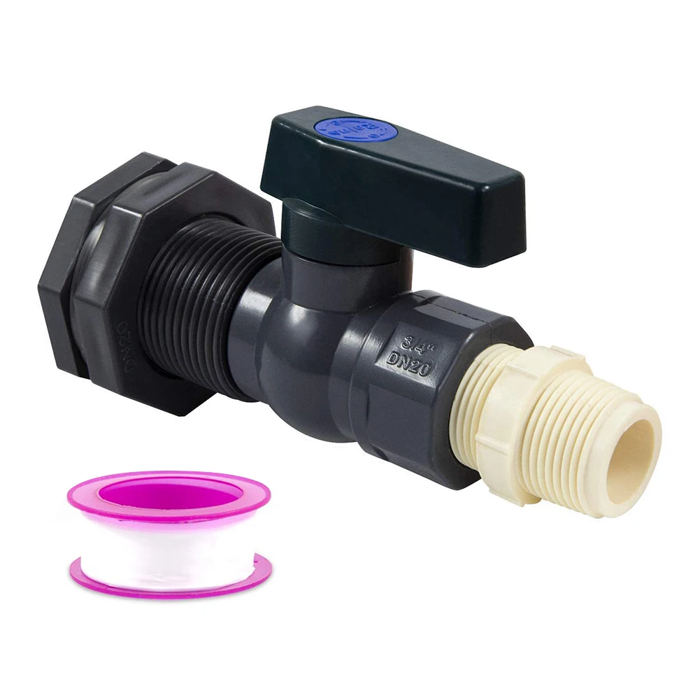 Ball Valve 3/4 Inch PVC 3/4 Inch PVC Diverter Kit Fitting Hose Adapter Rain Spigot Valve Bulkhead Durable
Ball Valve 3/4 Inch PVC 3/4 Inch PVC Diverter Kit Fitting Hose Adapter Rain Spigot Valve Bulkhead Durable
