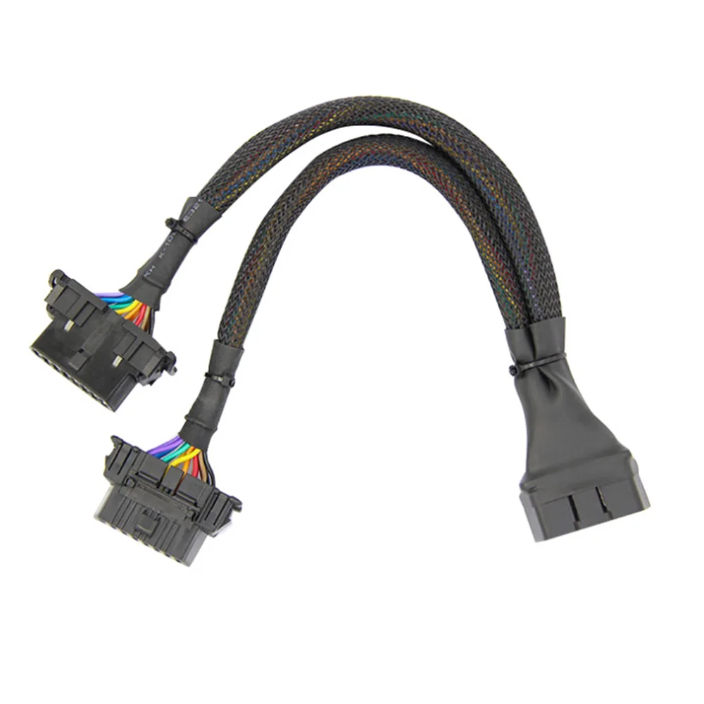Разветвитель OBD2, 16-контактный разветвитель OBD II, 1X штекер и 2X гнездо, Удлинительный Кабель-адаптер (1 фут/30 см) (1 упаковка)
Разветвитель OBD2, 16-контактный разветвитель OBD II, 1X штекер и 2X гнездо, Удлинительный Кабель-адаптер (1 фут/30 см) (1 упаковка)