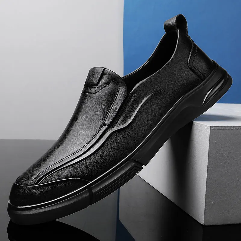 Men's Shoes slip on Autumn Business Formal genuine Leather Shoes Men's Fashion Soft Soled Shoes Casual Shoes Men Loafers Shoes
Men's Shoes slip on Autumn Business Formal genuine Leather Shoes Men's Fashion Soft Soled Shoes Casual Shoes Men Loafers Shoes
