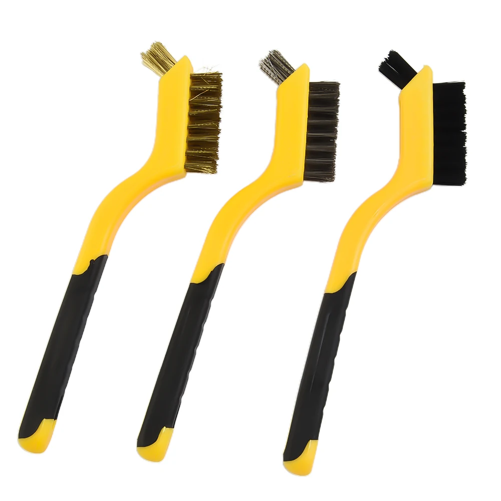 7Inch Stainless Steel Brass Wire Brush Set Nylon Brass & Stainless Steel Brushes for Rust Removal Painting Prep & More
7Inch Stainless Steel Brass Wire Brush Set Nylon Brass & Stainless Steel Brushes for Rust Removal Painting Prep & More