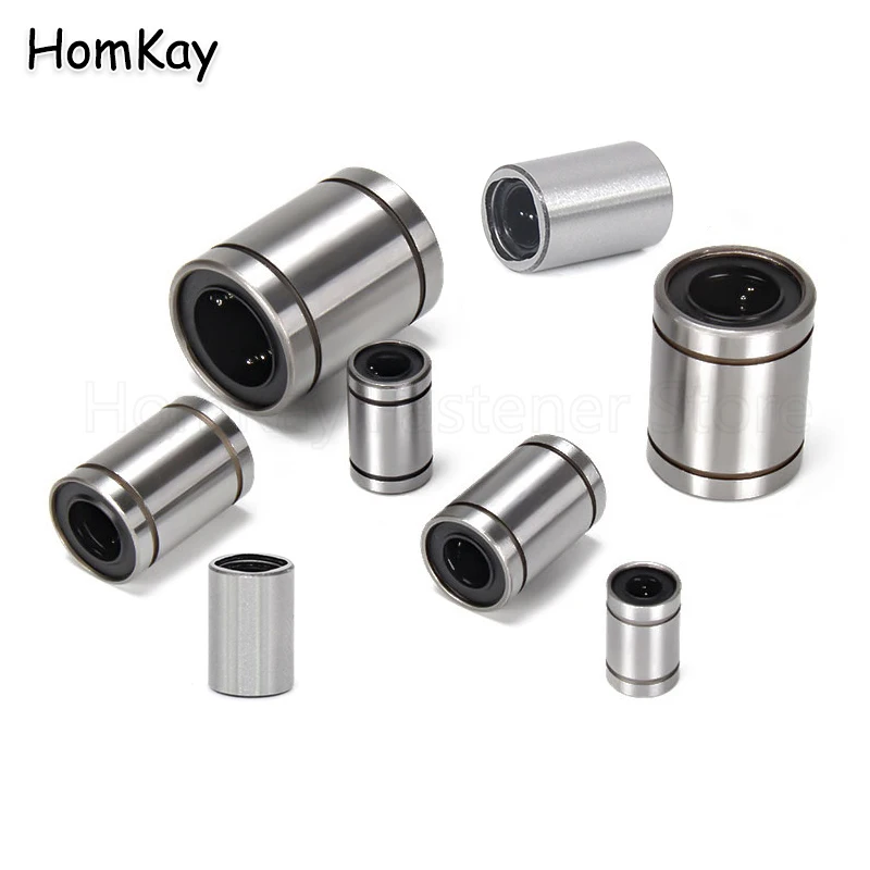 Linear Ball Bearing Bushing CNC Parts for 3D Printer LM3 LM4 LM5UU LM6UU LM8UU LM10UU LM12UU LM13UU LM16UU LM20UU to LM80UU
Linear Ball Bearing Bushing CNC Parts for 3D Printer LM3 LM4 LM5UU LM6UU LM8UU LM10UU LM12UU LM13UU LM16UU LM20UU to LM80UU