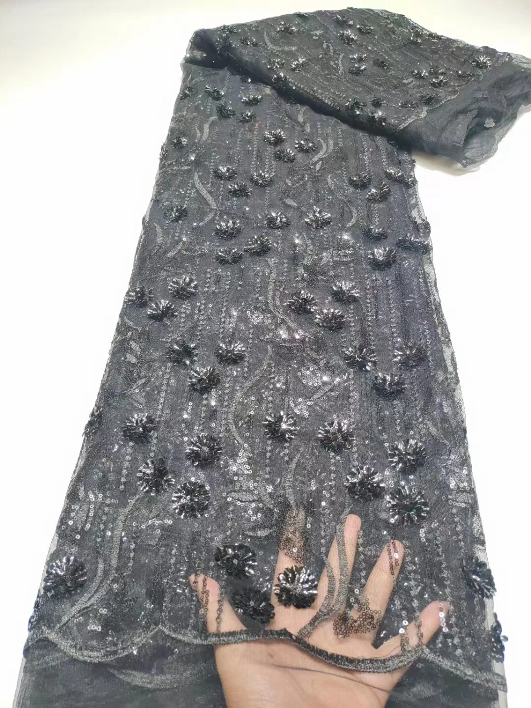 Latest Groom Sequins Lace Fabric Embroidery 2024 High Quality African Nigerian Tulle Lace Fabric For Sew Dress Wedding Party
Latest Groom Sequins Lace Fabric Embroidery 2024 High Quality African Nigerian Tulle Lace Fabric For Sew Dress Wedding Party