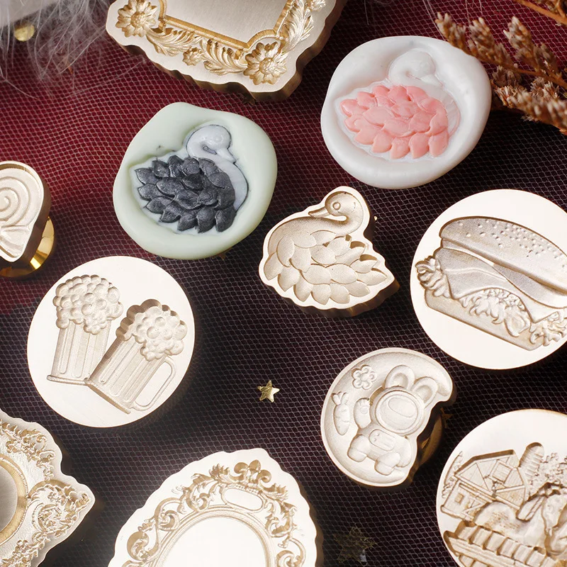 Retro Seal Wax Stamp Stamped Fire Paint Animal Food Series Floral Print Butterfly Embossed DIY Handbook Scrapbookin Carved Brass
Retro Seal Wax Stamp Stamped Fire Paint Animal Food Series Floral Print Butterfly Embossed DIY Handbook Scrapbookin Carved Brass