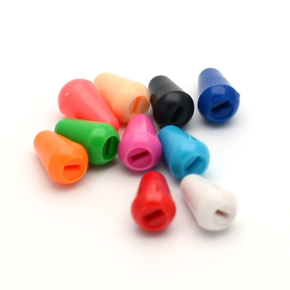 2 PCS 3/5Way Toggle Switch Tip Many Colours For SQ ST Electric Guitar Plastic Guitar Toggle Switch Tip Electric Guitar Parts 
2 PCS 3/5Way Toggle Switch Tip Many Colours For SQ ST Electric Guitar Plastic Guitar Toggle Switch Tip Electric Guitar Parts