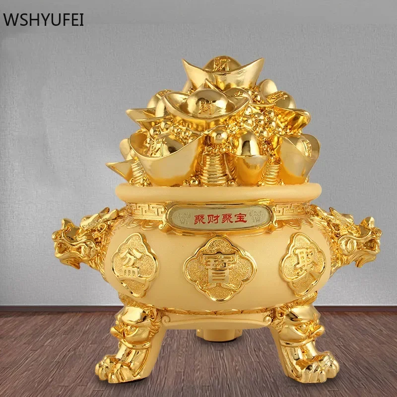 Tradition Lucky Money Home Decoration Resin Cornucopia Feng Shui Ornament Living Room Wine Cabinet Decore Crafts Opening Gifts
Tradition Lucky Money Home Decoration Resin Cornucopia Feng Shui Ornament Living Room Wine Cabinet Decore Crafts Opening Gifts