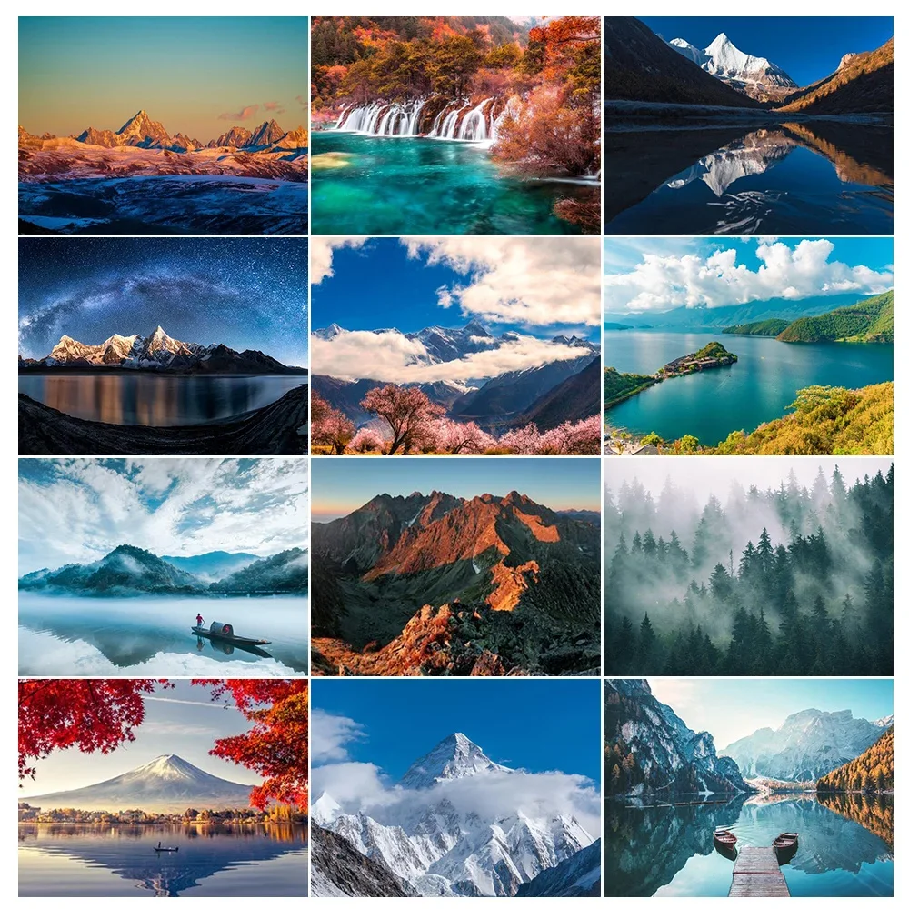 DIY 5D Diamond Painting Kits Landscape Full Drill Snow Mountain Lake Forest Diamond Mosaic Rhinestone Embroidery Home Decor Gift 
DIY 5D Diamond Painting Kits Landscape Full Drill Snow Mountain Lake Forest Diamond Mosaic Rhinestone Embroidery Home Decor Gift