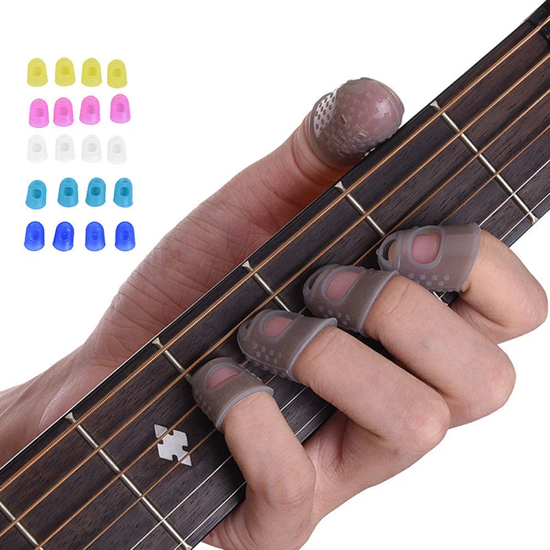 12pcs Silicone Rubber Guitar Fingerstall Guitar Fingertip Finger Guards Guitar Accesseries For Guitar Ukulele Electric Guitar
12pcs Silicone Rubber Guitar Fingerstall Guitar Fingertip Finger Guards Guitar Accesseries For Guitar Ukulele Electric Guitar