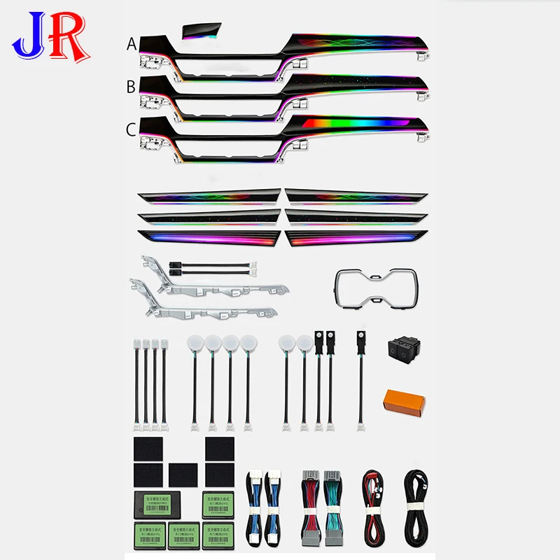 64 Color 33 Light Active Illusion Atmosphere Light Fit for Honda Accord 2018 - 2022 Mobile Phone Mini Program+button Control
64 Color 33 Light Active Illusion Atmosphere Light Fit for Honda Accord 2018 - 2022 Mobile Phone Mini Program+button Control