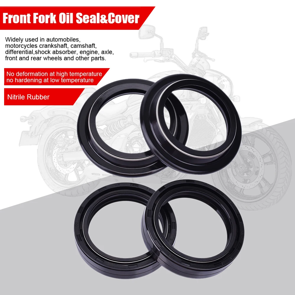 

41x54x11 41*54 Front Shock Fork Damper Oil Seal 41 54 Dust Cover Lip for Kawasaki Z1000 Z 1000 NINJA SX 1000 VN1500 VULCAN 1500