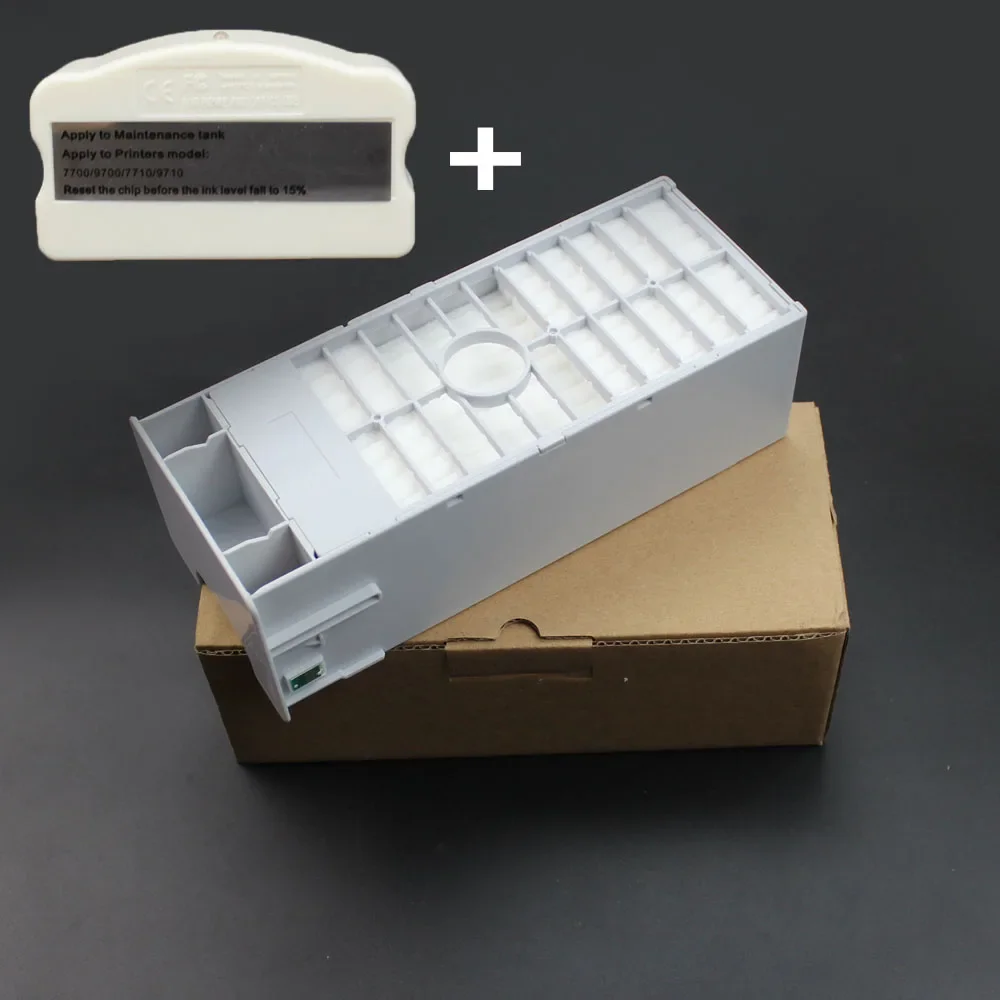 1 шт. х восстановитель чипа резервуара для обслуживания, совместимый с Epson Stylus Pro 7700 7710 9700 9710, резервуар для отходов чернил для принтера 
1 шт. х восстановитель чипа резервуара для обслуживания, совместимый с Epson Stylus Pro 7700 7710 9700 9710, резервуар для отходов чернил для принтера