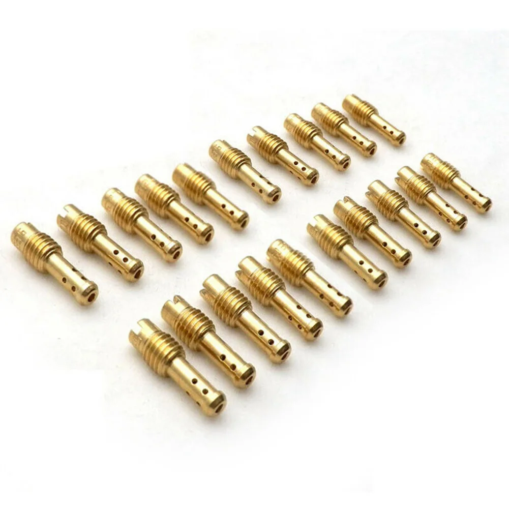 20 Pcs Pilot Jets 5.0x0.8mm 8 Bleed Carburetor 12.5-60 Fit For MIKUNI VM/TM/TMX Carb Holes High Quality Brand New
20 Pcs Pilot Jets 5.0x0.8mm 8 Bleed Carburetor 12.5-60 Fit For MIKUNI VM/TM/TMX Carb Holes High Quality Brand New